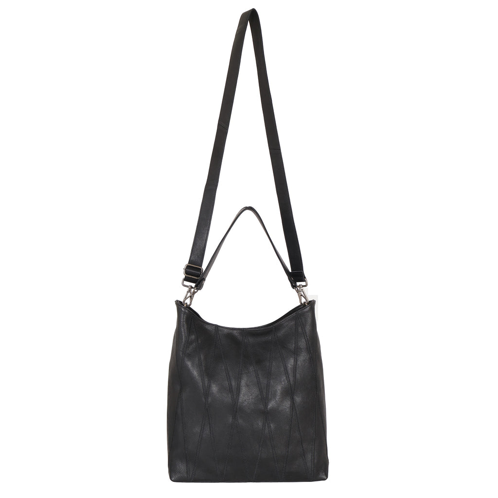 Bree Diamond Leather Shoulder Bag - Image 14