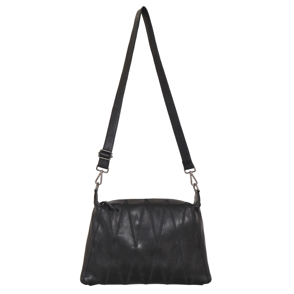 Avery Diamond Leather Crossbody Bag - Image 6