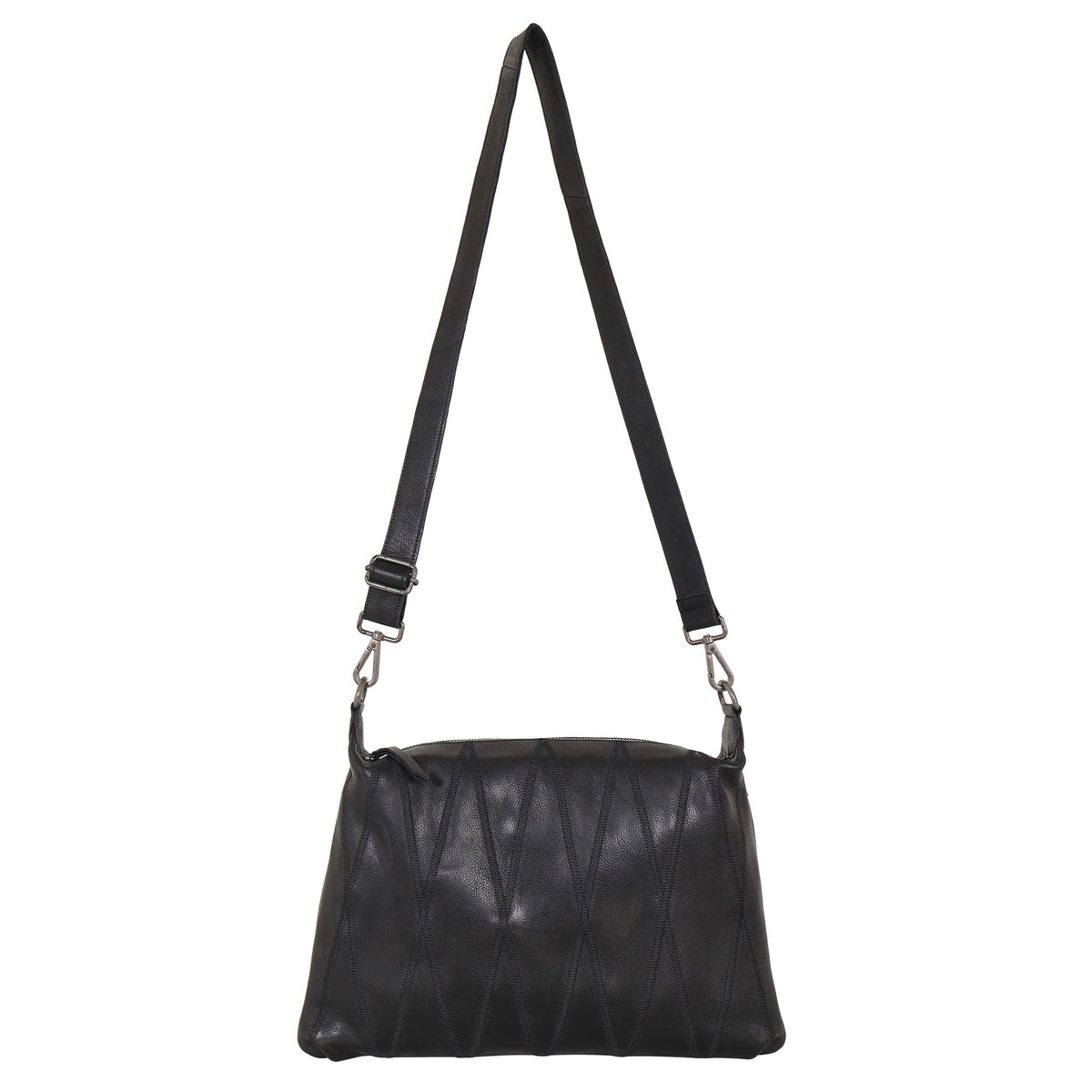 Avery Diamond Leather Crossbody Bag - Image 6