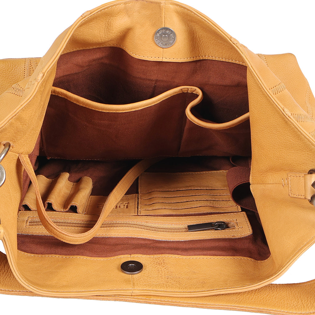 Bree Diamond Leather Shoulder Bag - Image 16