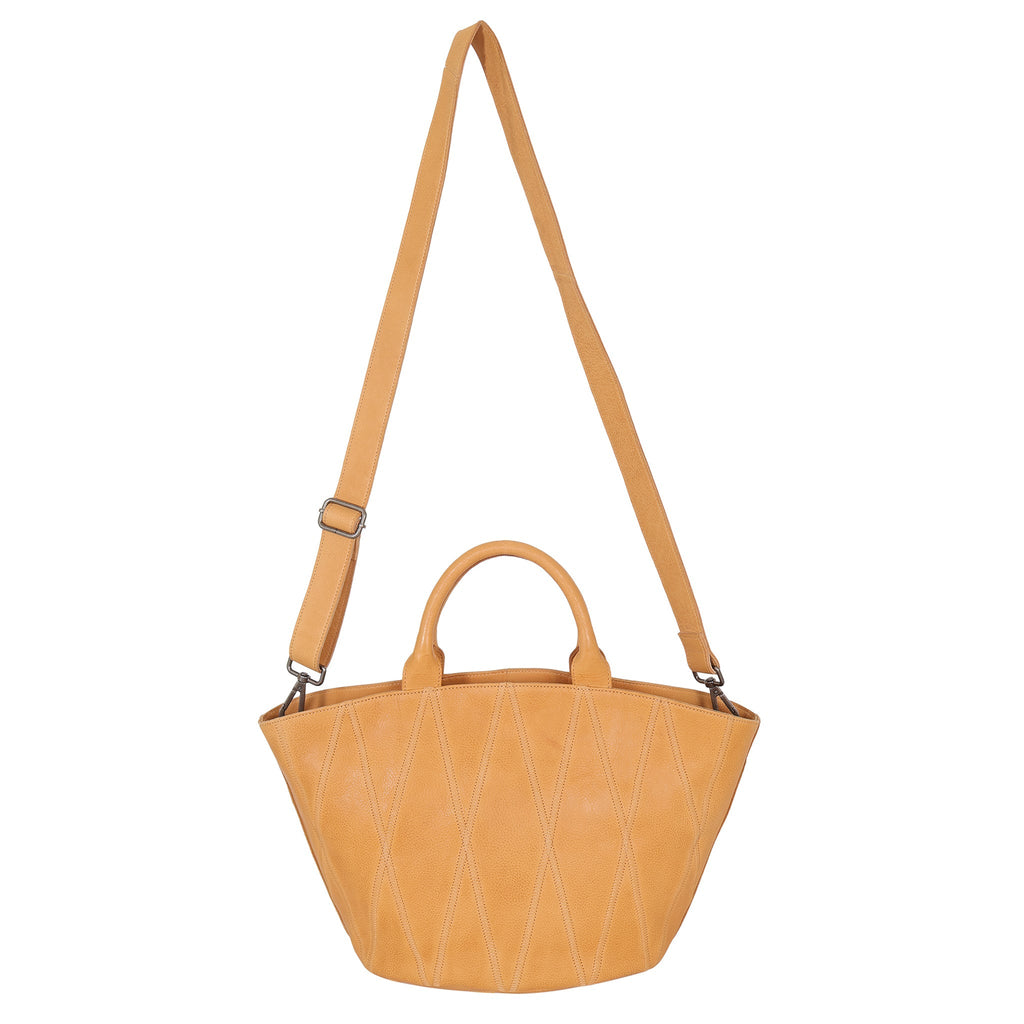 Claudia Diamond Leather Crossbody Bag - Image 10