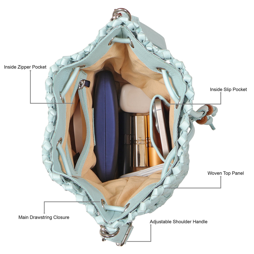 Catalina Leather Crossbody Bag - Image 13