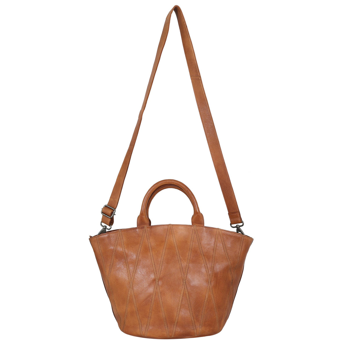 Claudia Diamond Leather Crossbody Bag - Image 18