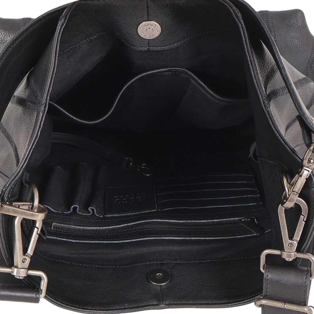Bree Diamond Leather Shoulder Bag - Image 10