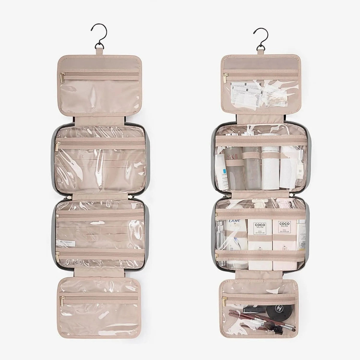Bonchemin Grey The Space Saver Toiletry Bag - Image 2