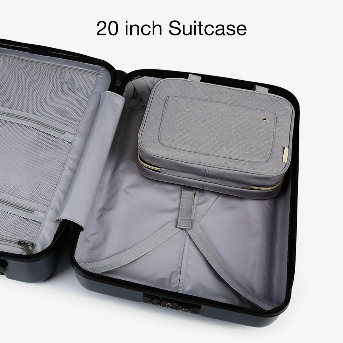 Bonchemin Grey The Space Saver Toiletry Bag - Image 3