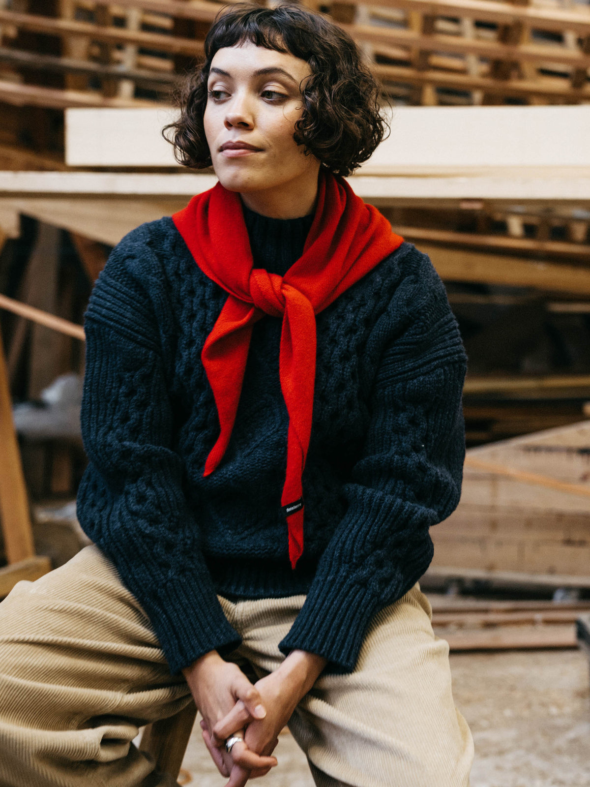 Ayr Triangle Scarf - Image 5