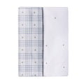 Ely's & Co. 2 Pack Waterproof Changing Pad Covers - Floral Plaid Collection - Blue