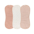 Ely's & Co. 3 Pack Muslin Burp Cloths - Floral Pink