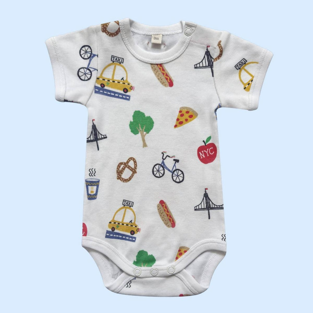 Estella Organic Baby Onesie – NYC Print Gift - 3-6M - Image 2
