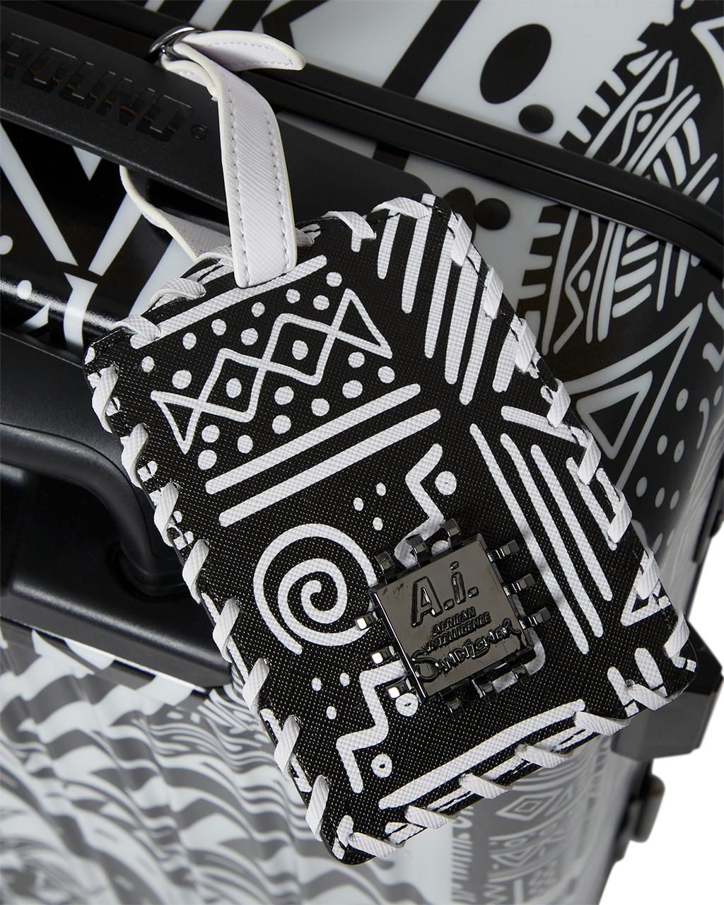 A.i. African Intelligence the Skyhawk Carry-On Luggage - Sandflower Collab - Image 17