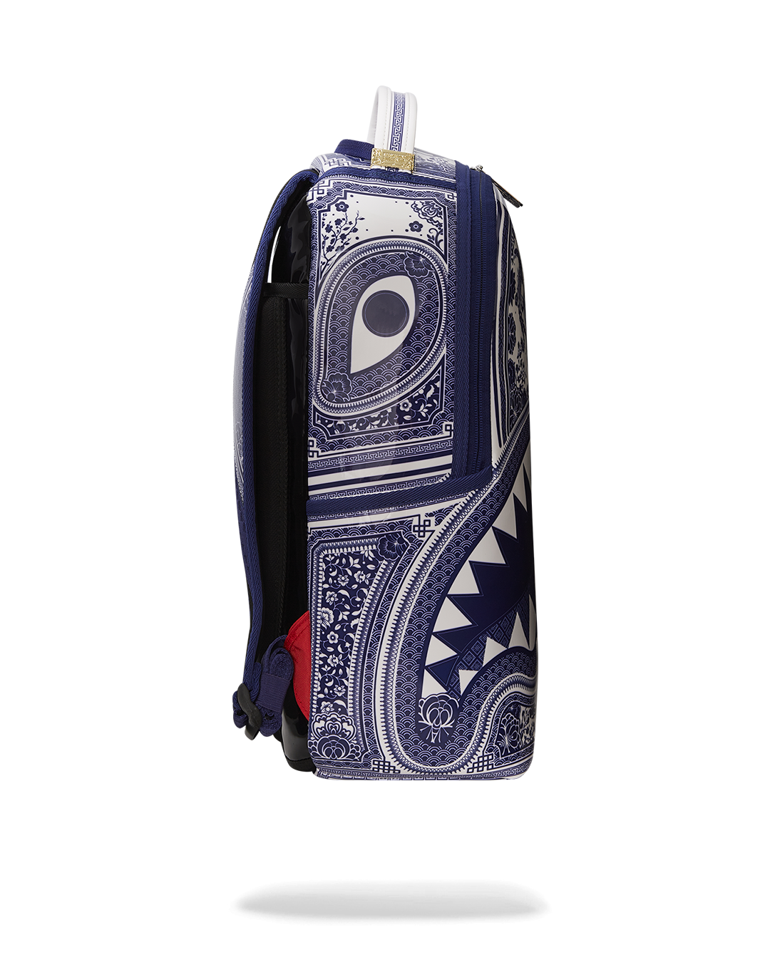 Porcelain Tiger Phoenix Shark Backpack - Image 5