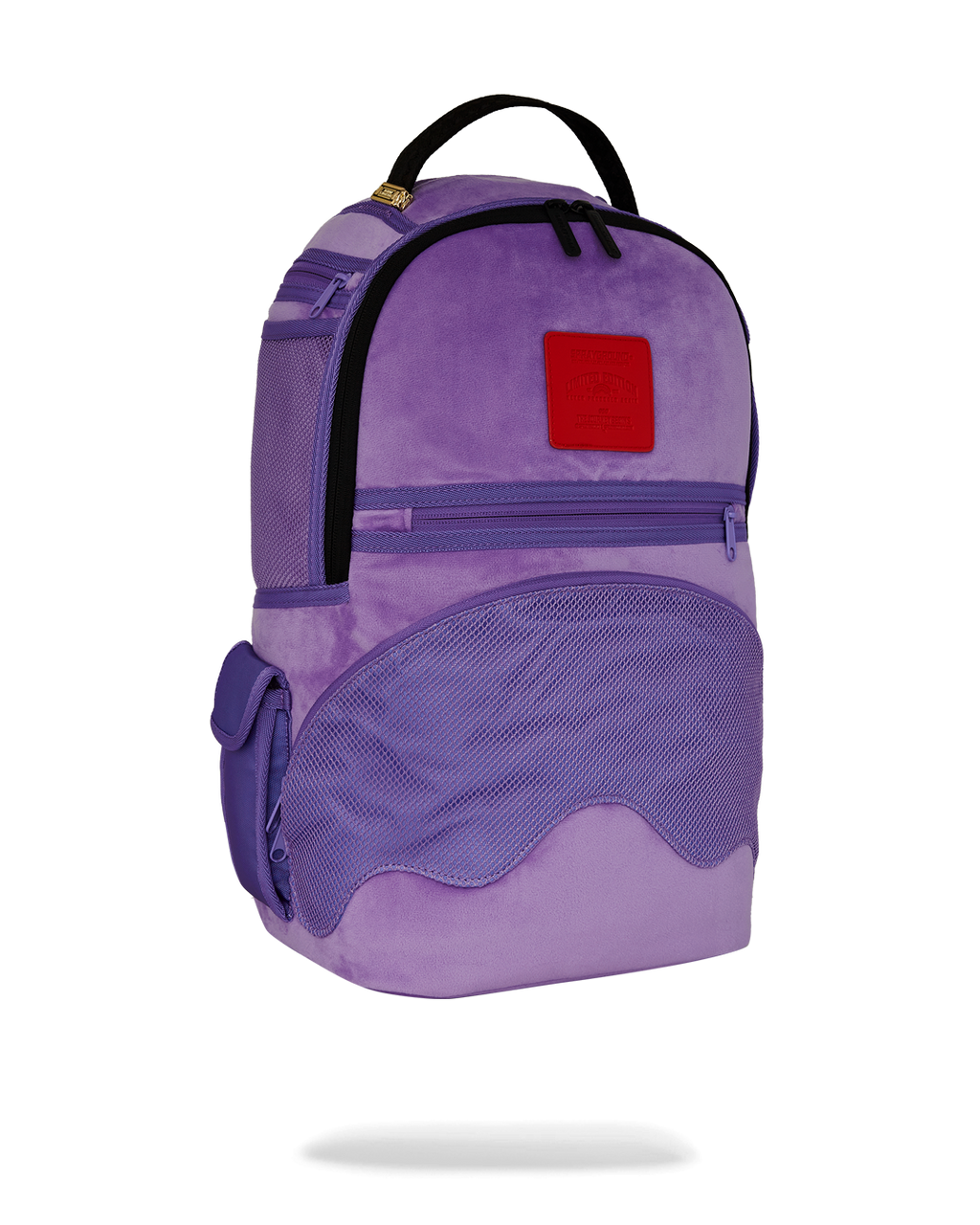 Nooo Way!!! a Reversible Backpack - Purple Velour to Og Sharks in Paris Backpack - Image 5