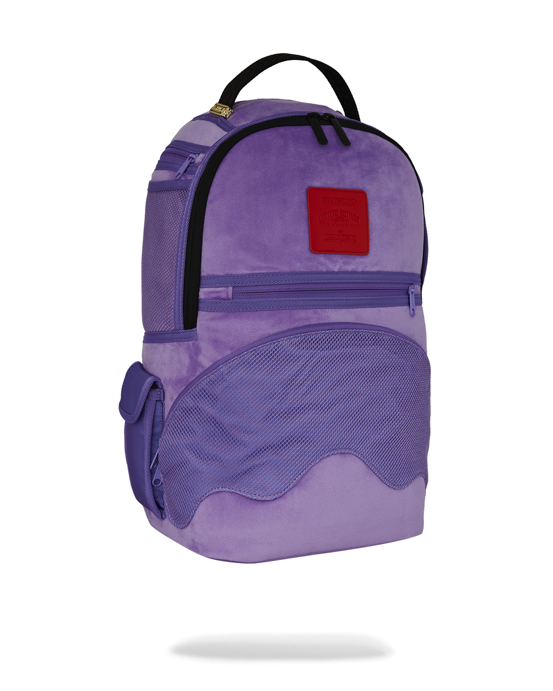 Nooo Way!!! a Reversible Backpack - Purple Velour to Og Sharks in Paris Backpack - Image 5