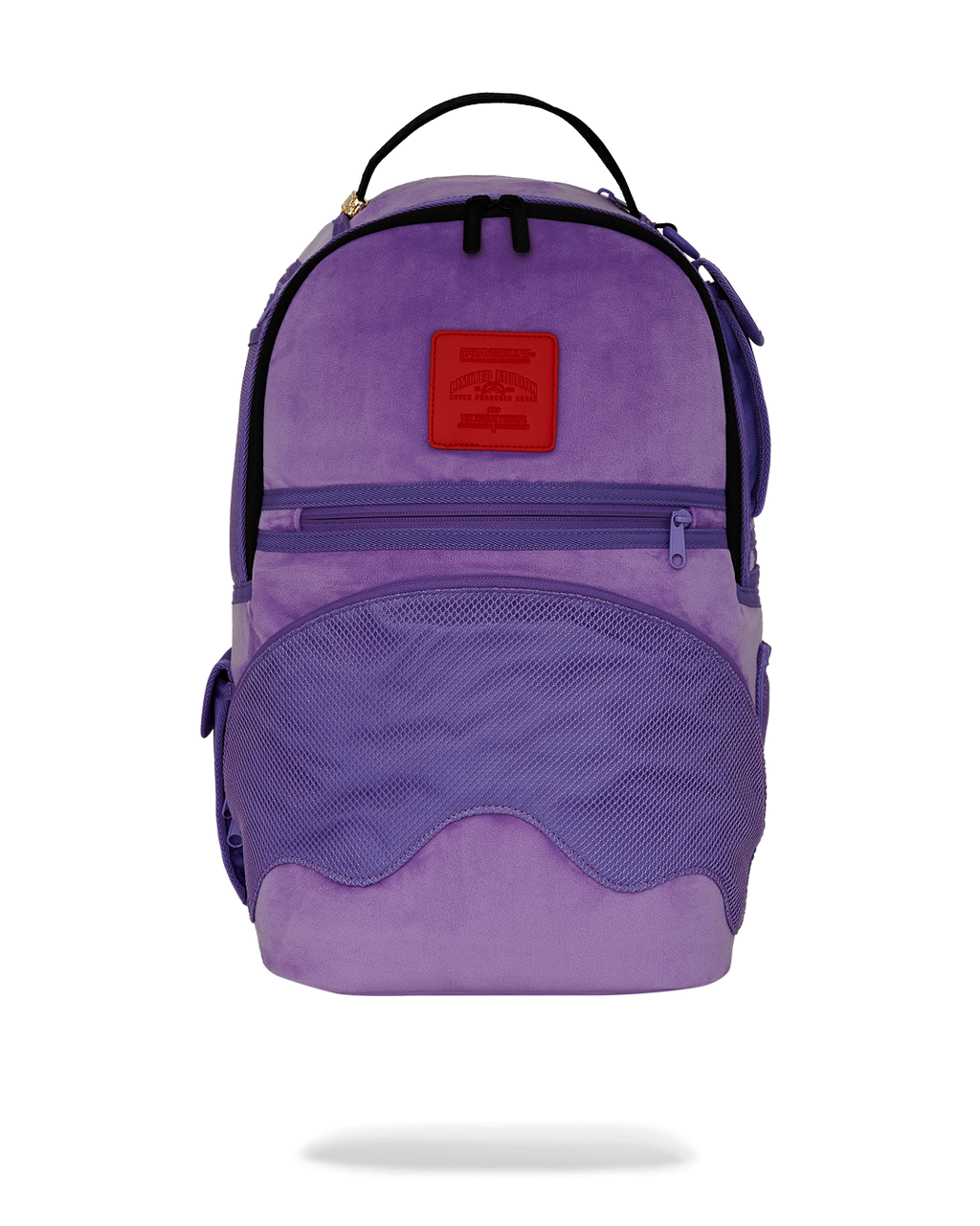 Nooo Way!!! a Reversible Backpack - Purple Velour to Og Sharks in Paris Backpack - Image 3