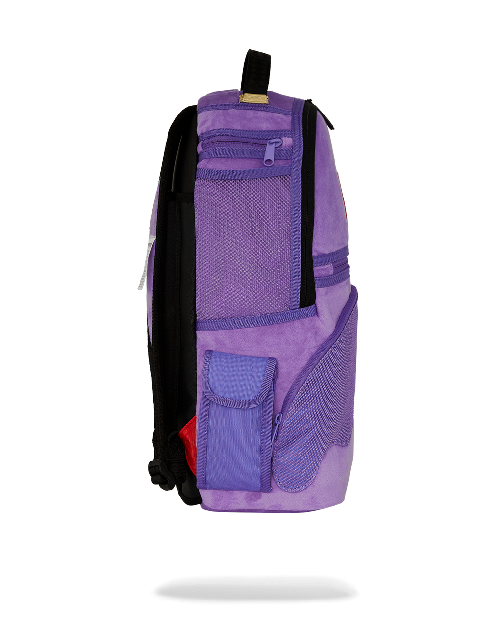 Nooo Way!!! a Reversible Backpack - Purple Velour to Og Sharks in Paris Backpack - Image 7