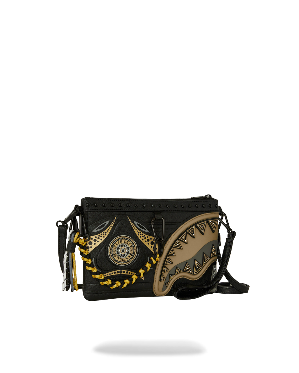 A.i. African Intelligence Sharks of the Gold Ocean Crossover Clutch - Sandflower Collab - Image 3
