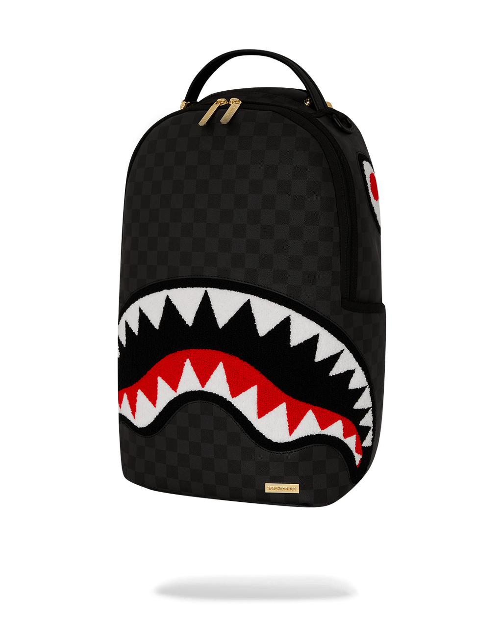 Lights Out Sharks in Paris Chenille Shark Backpack - Image 5