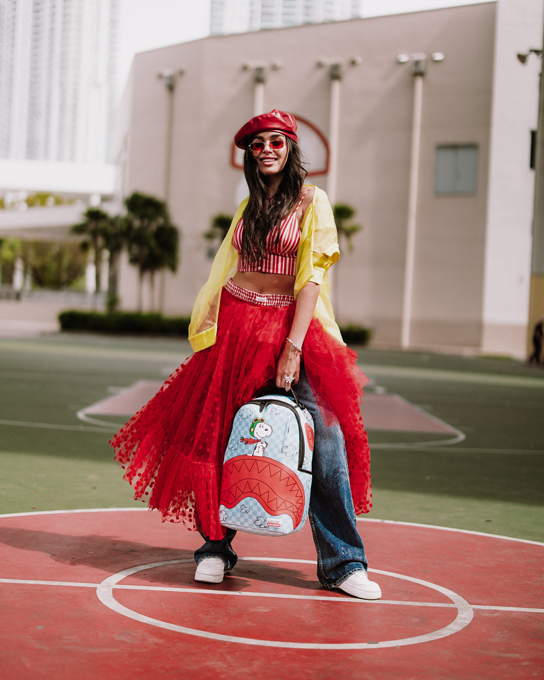Snoopy Pilot Shark Dlxsv Backpack - Image 2