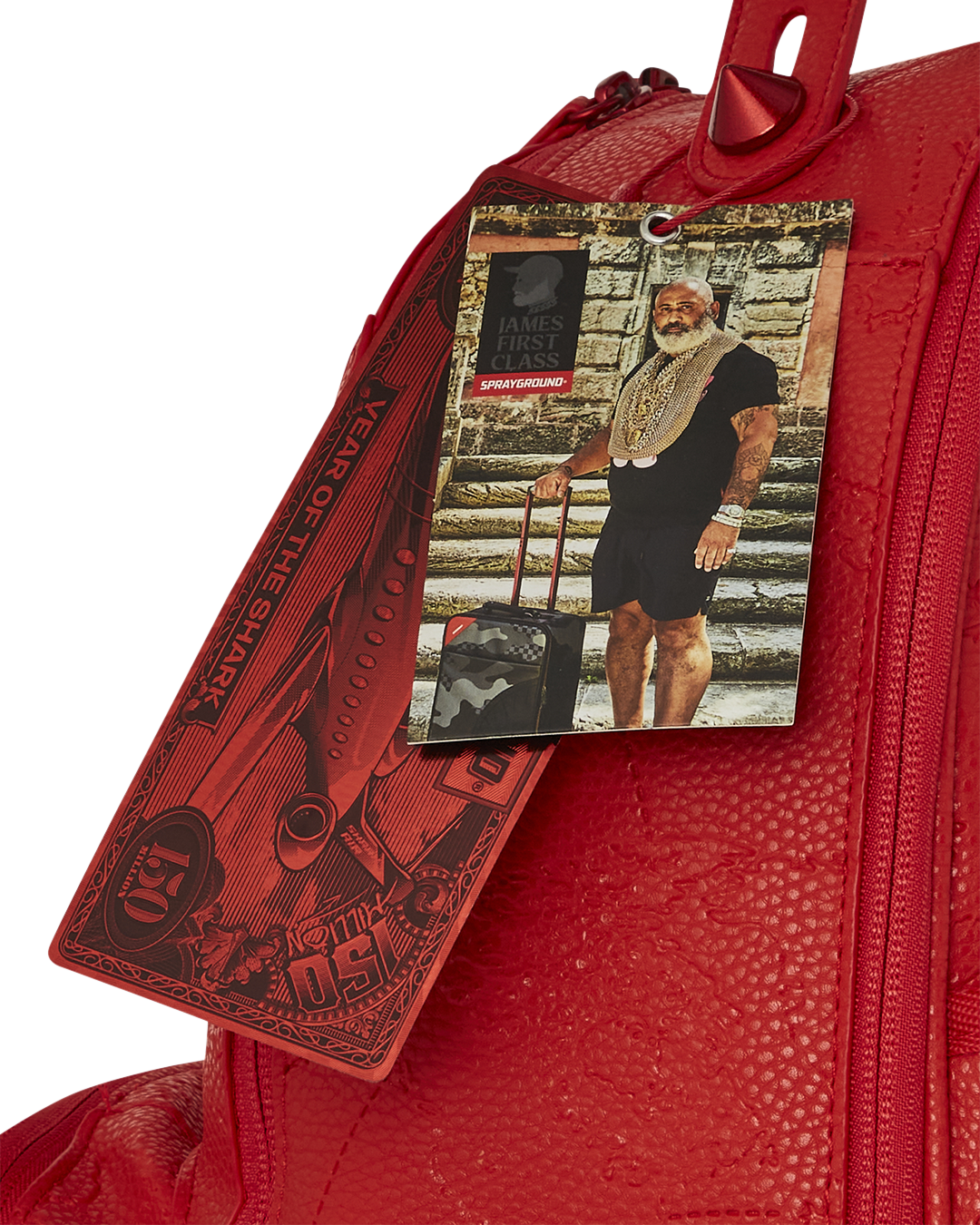 James First Class Ruby Red Chateau Backpack - Image 16