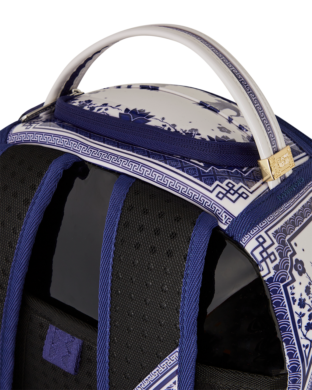 Porcelain Tiger Phoenix Shark Backpack - Image 12