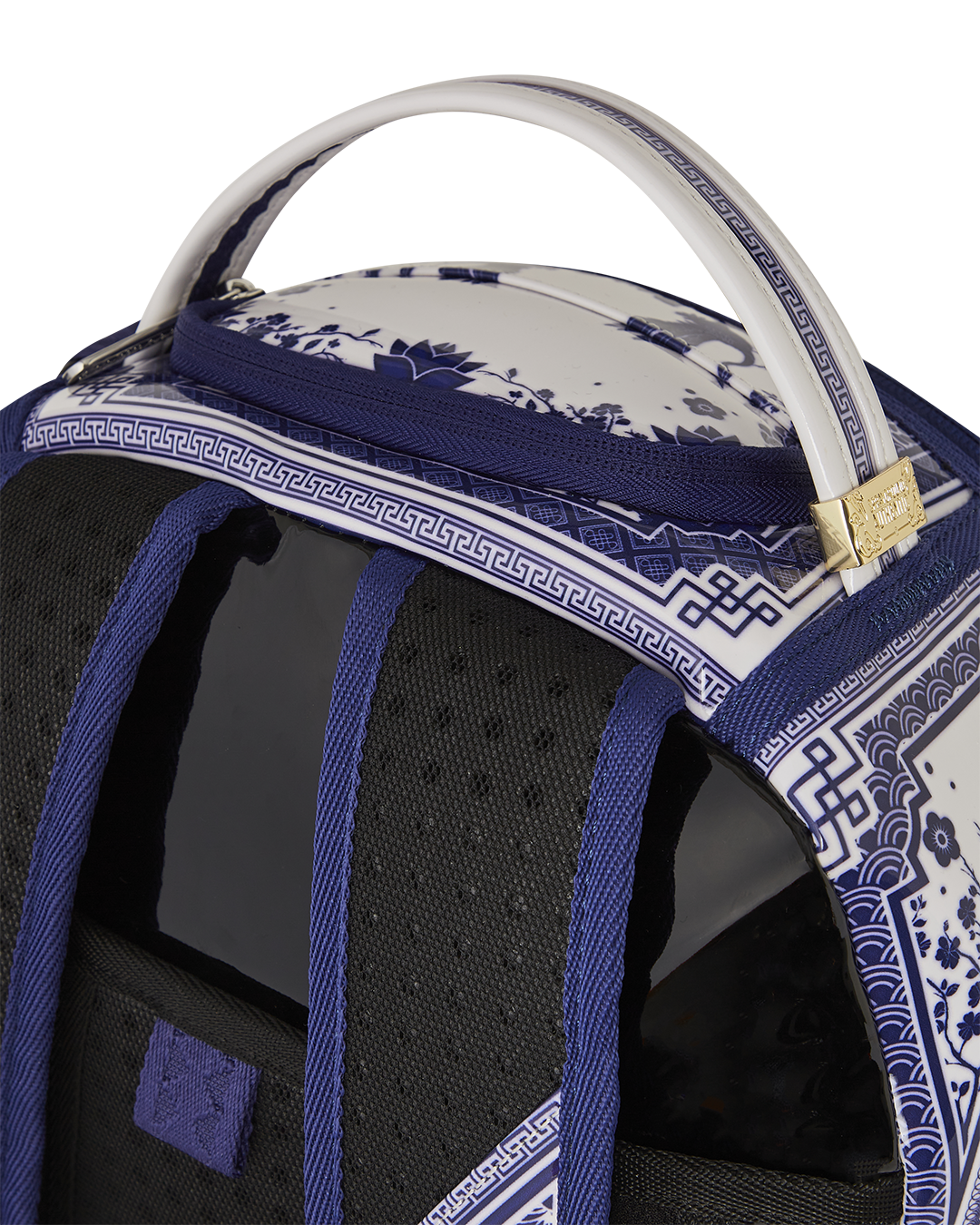 Porcelain Tiger Phoenix Shark Backpack - Image 12