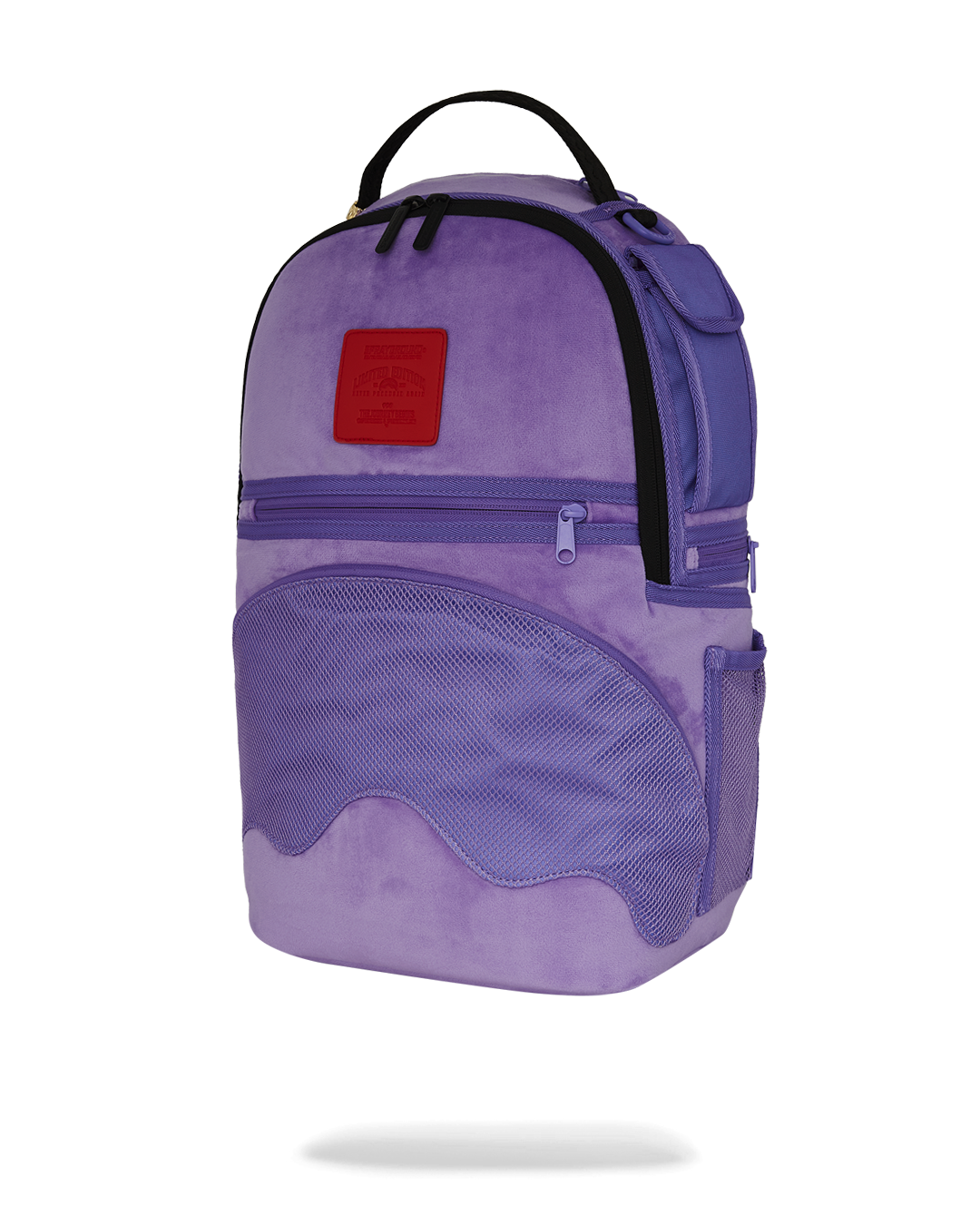 Nooo Way!!! a Reversible Backpack - Purple Velour to Og Sharks in Paris Backpack - Image 11