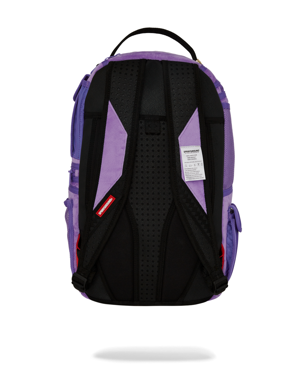 Nooo Way!!! a Reversible Backpack - Purple Velour to Og Sharks in Paris Backpack - Image 9
