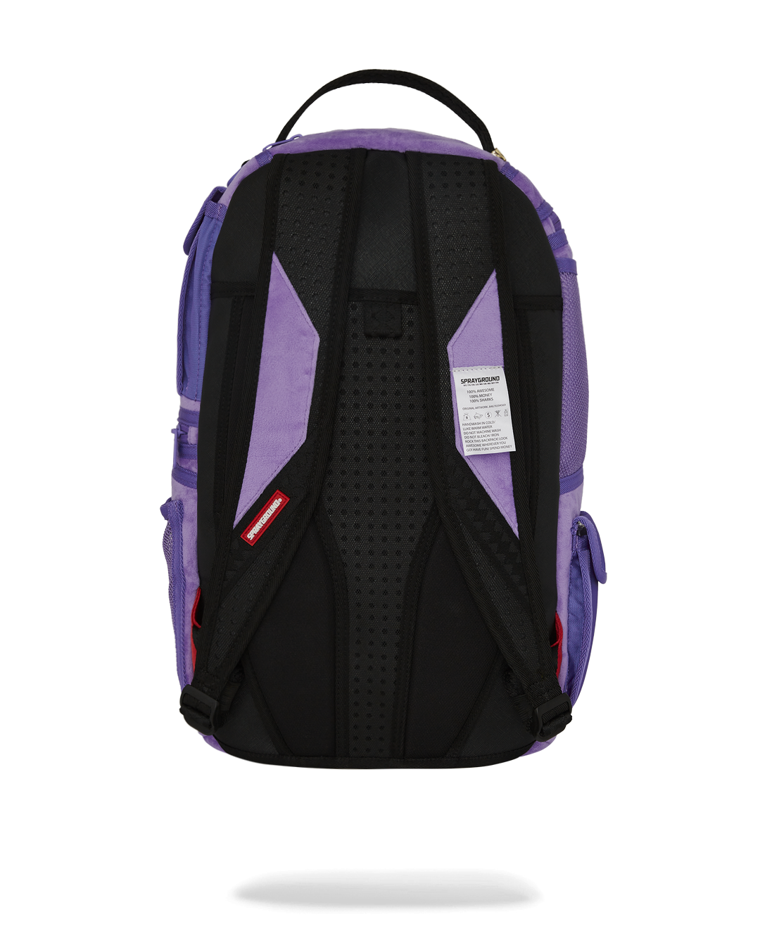 Nooo Way!!! a Reversible Backpack - Purple Velour to Og Sharks in Paris Backpack - Image 9