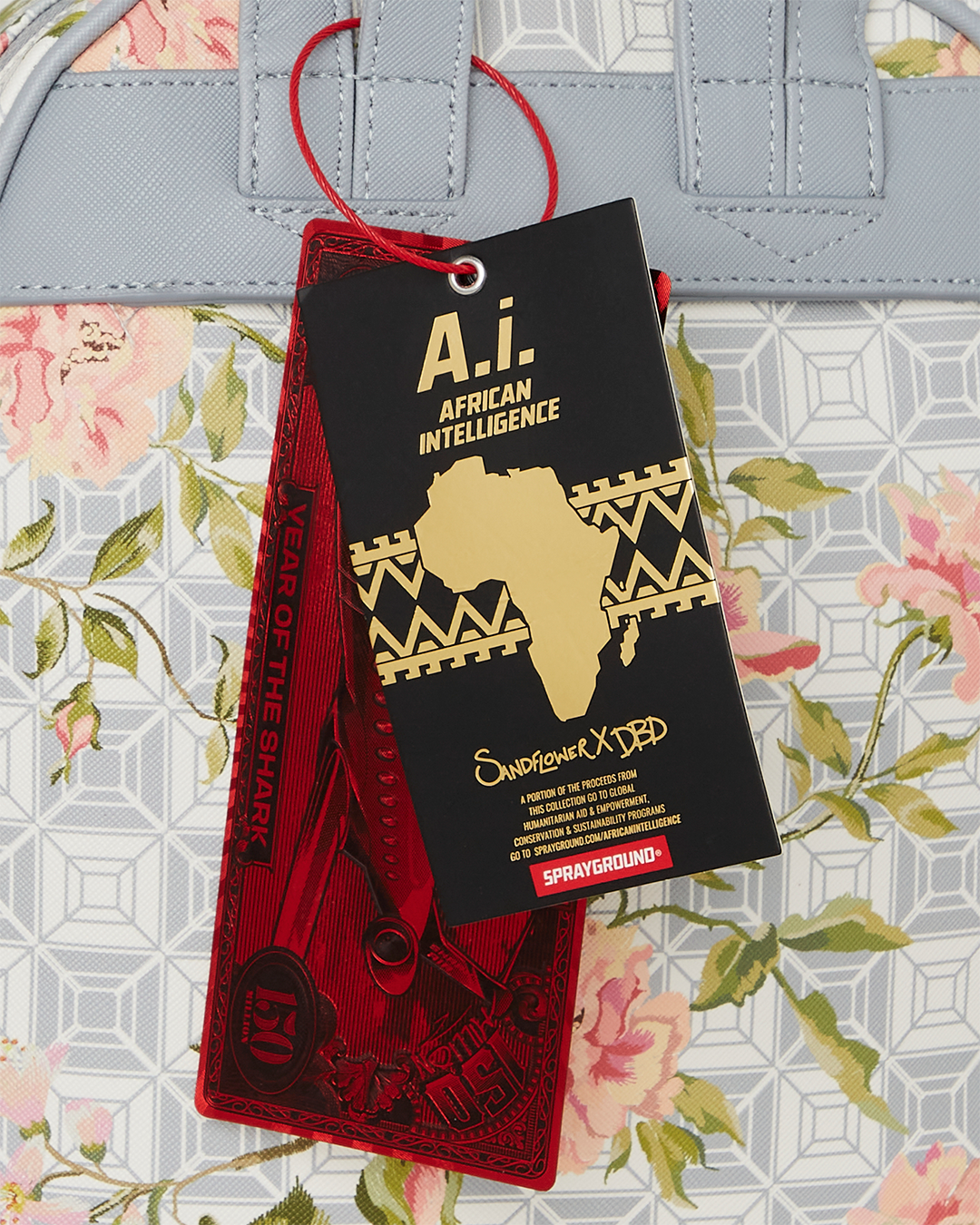 A.i. African Intelligence Elegant Energy Savage Backpack - Sandflower Collab - Image 8