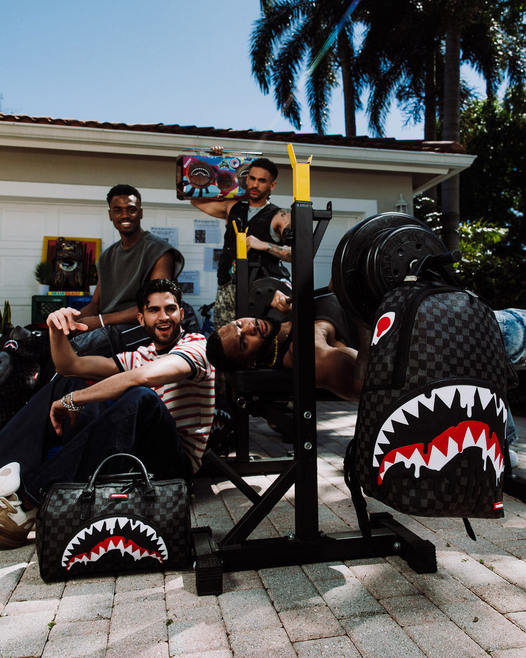 Sharks in Paris Thunderdrip Backpack - Image 8