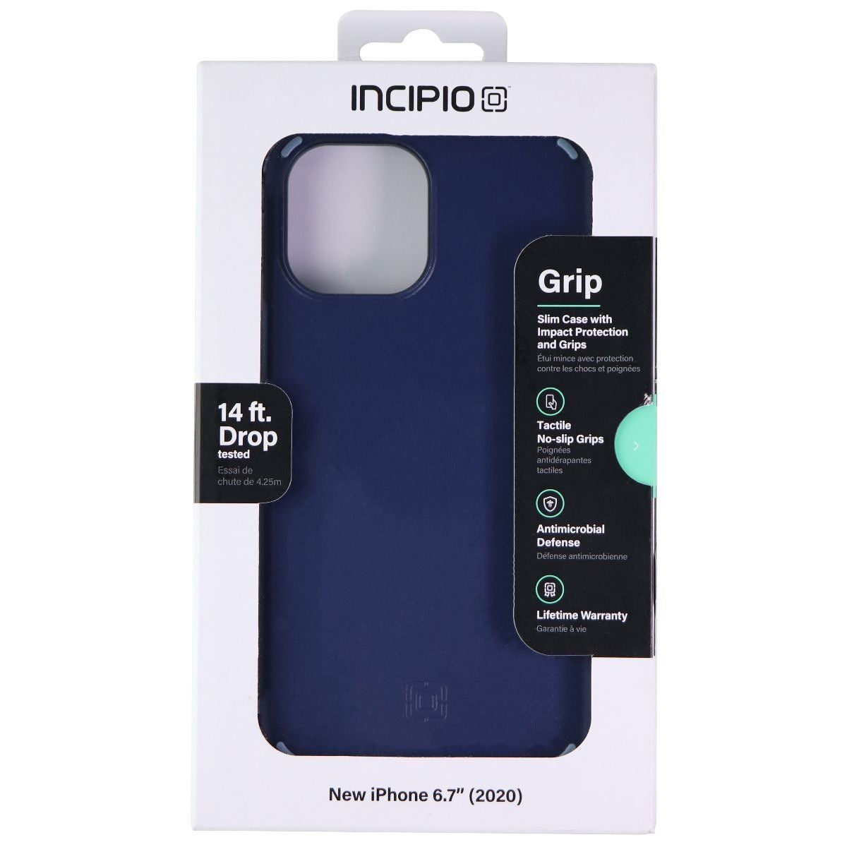 Incipio Grip Series Case for Apple iPhone 12 Pro Max - Insignia Blue - New - Image 4