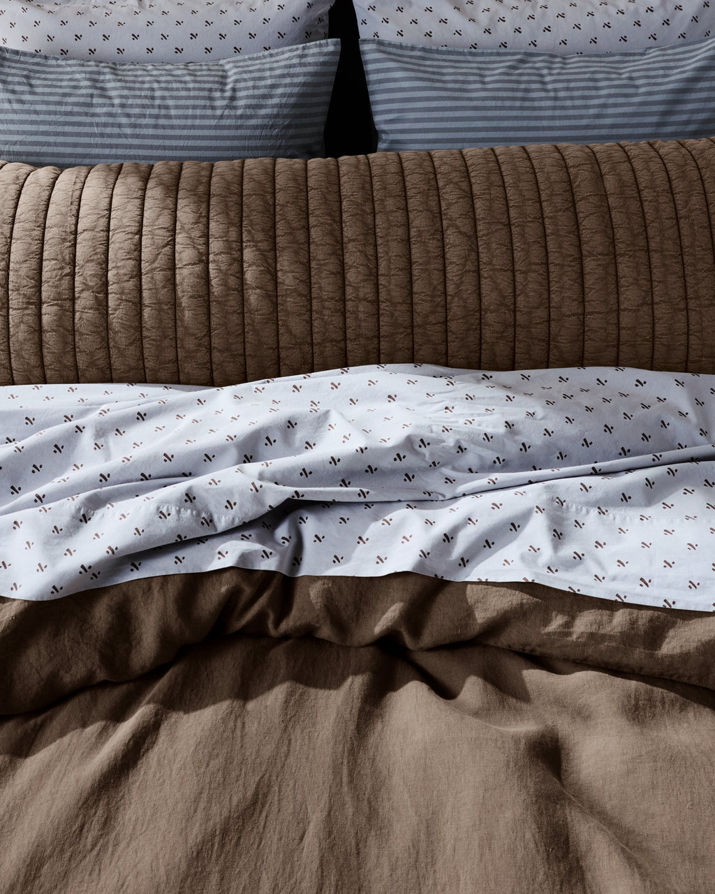 Garment Dyed Channel Body Pillow Cover - FINAL SALE (Warm Grey) - Image 5