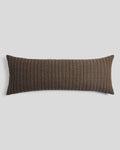 Garment Dyed Channel Body Pillow Cover - FINAL SALE (Warm Grey)