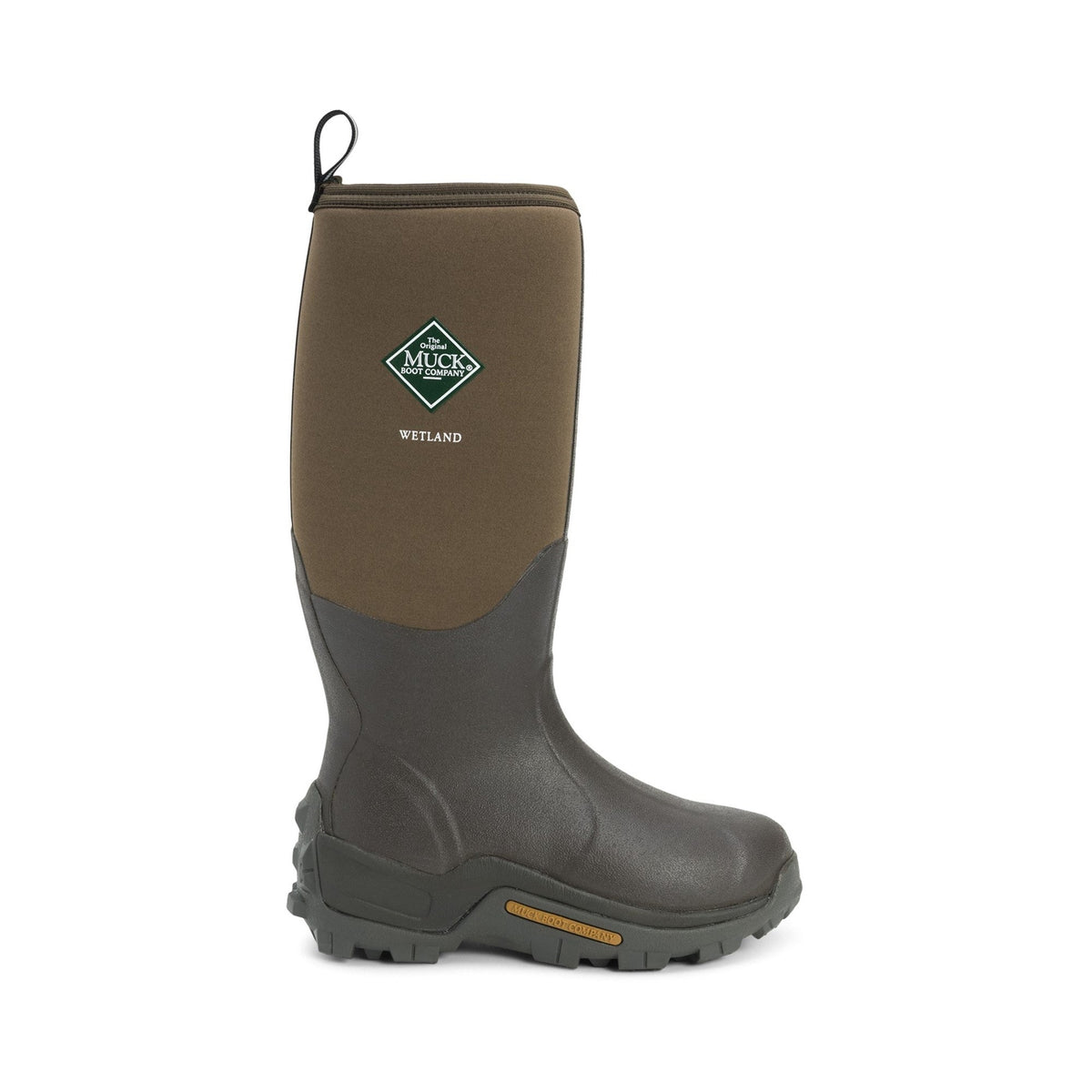 Muck Boots Wetland Hi Patterned Unisex Wellington - Bark - Image 5