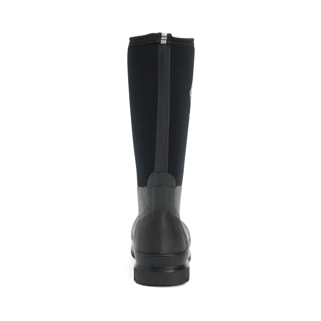 Muck Boots Chore Classic Hi Patterned Unisex Wellington - Black - Image 2