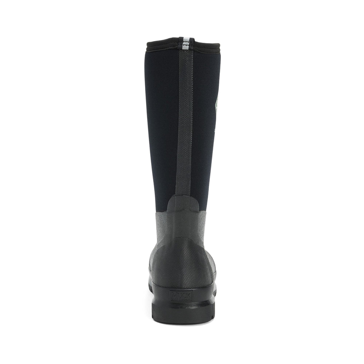 Muck Boots Chore Classic Hi Patterned Unisex Wellington - Black - Image 2