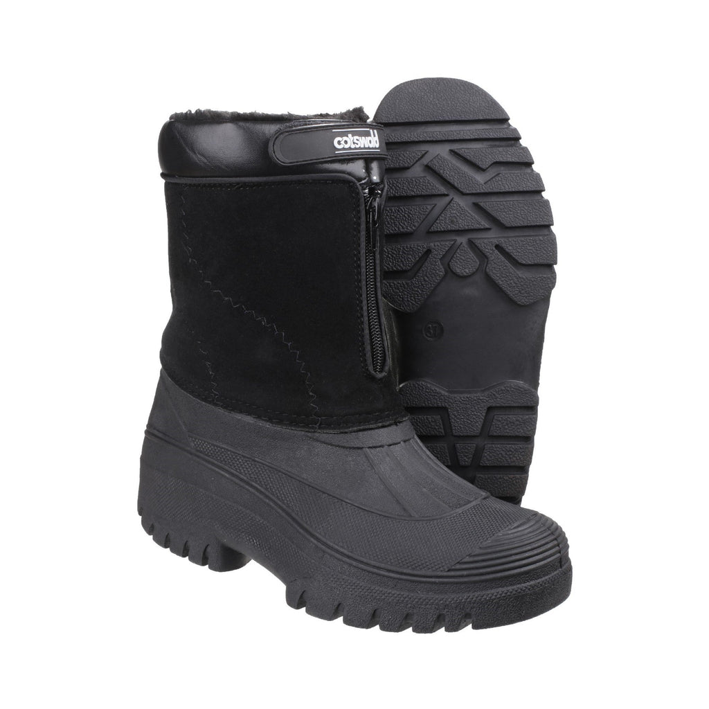Cotswold Venture Unisex Waterproof Winter Boot - Black - Image 3
