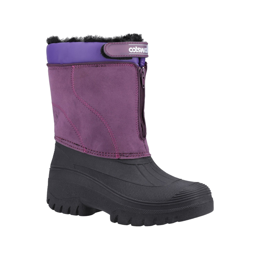 Cotswold Venture Unisex Waterproof Winter Boot - Purple - Image 5