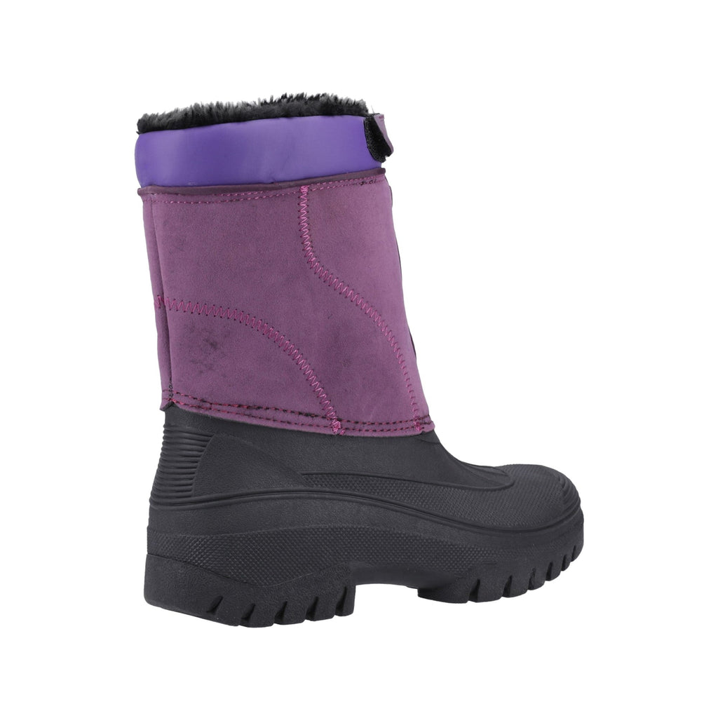 Cotswold Venture Unisex Waterproof Winter Boot - Purple - Image 6