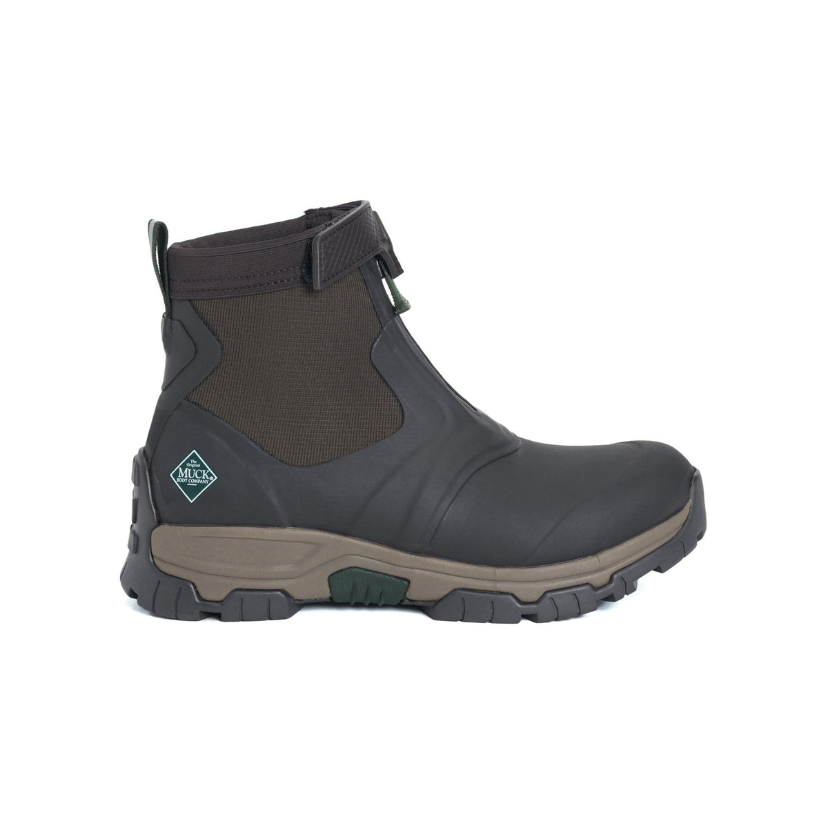 Muck Boots Apex Mid Zip Mens Wellingtons - Dark Brown - Image 5