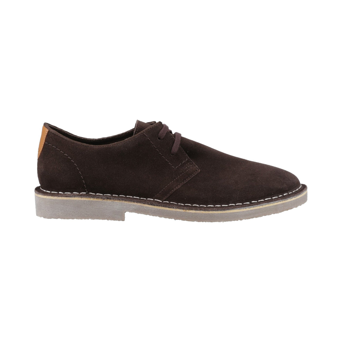 Hush Puppies Scout Mens Shoe - Chocolate - Image 4