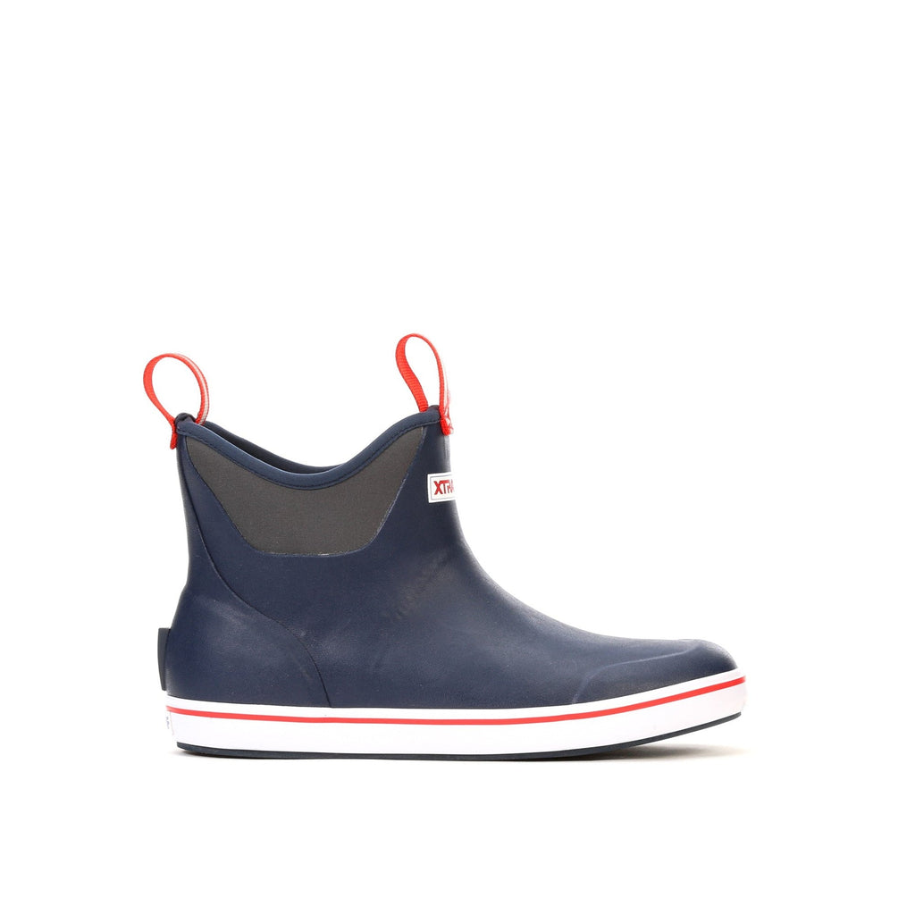 Xtratuf Ankle Deck Mens Boot - Navy/Red - Image 5