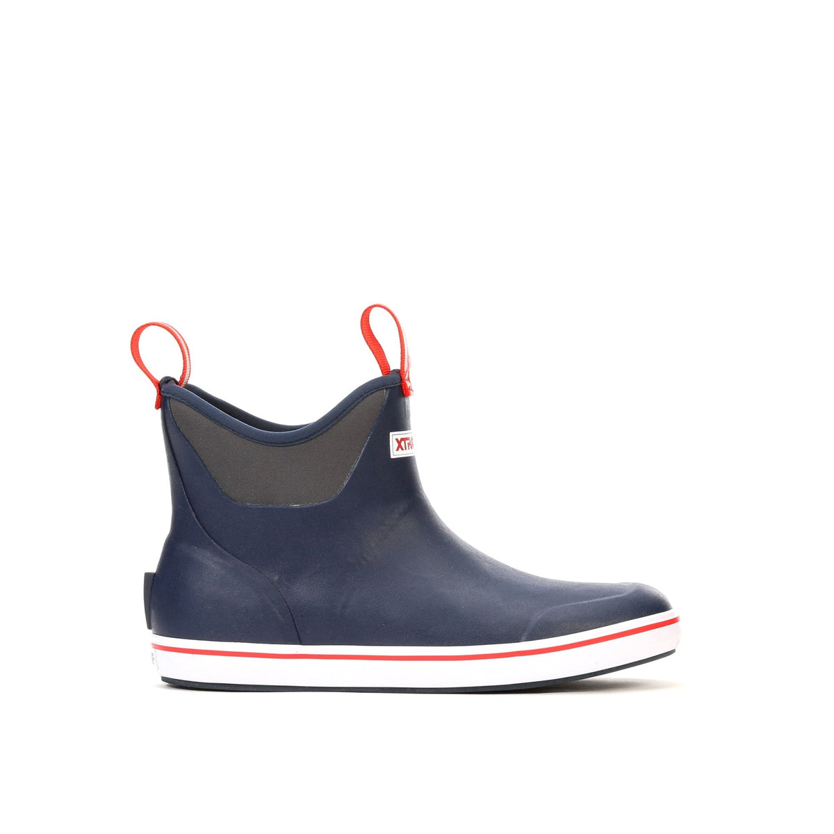 Xtratuf Ankle Deck Mens Boot - Navy/Red - Image 5