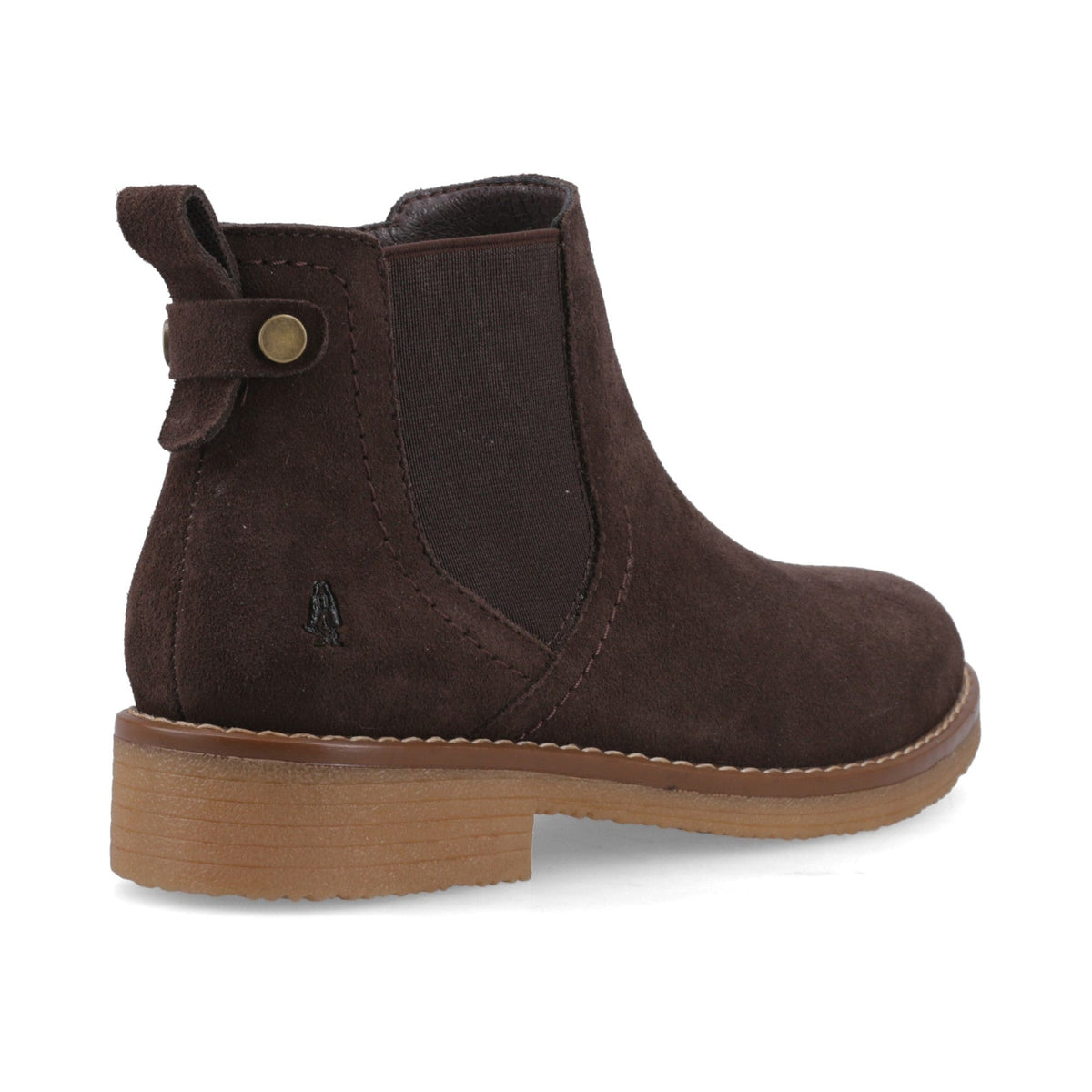 Hush Puppies Maddy Womens Wide Boots - Chocolate - Image 2