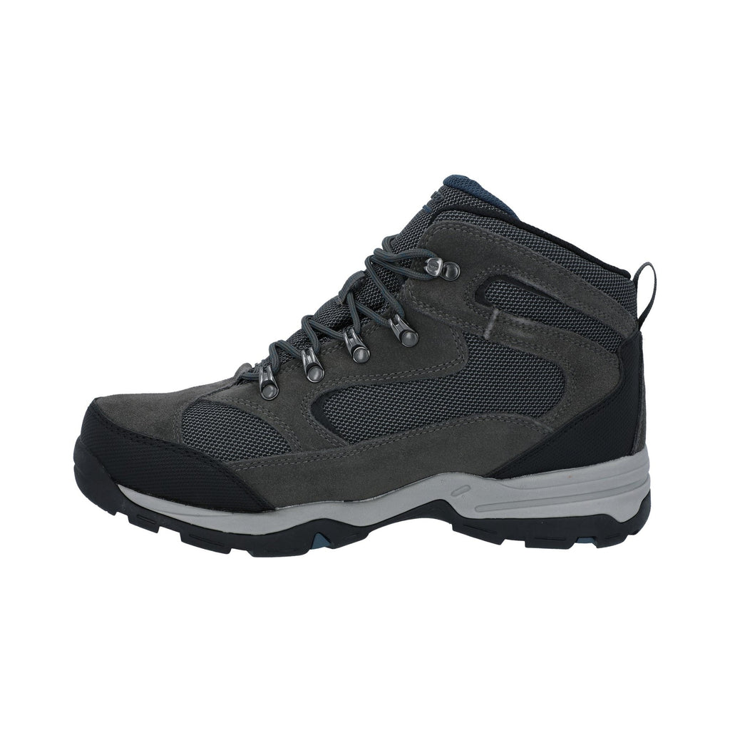 Hi-Tec Storm Wide Mens Boot - Charcoal/Grey/Majolica Blue - Image 6