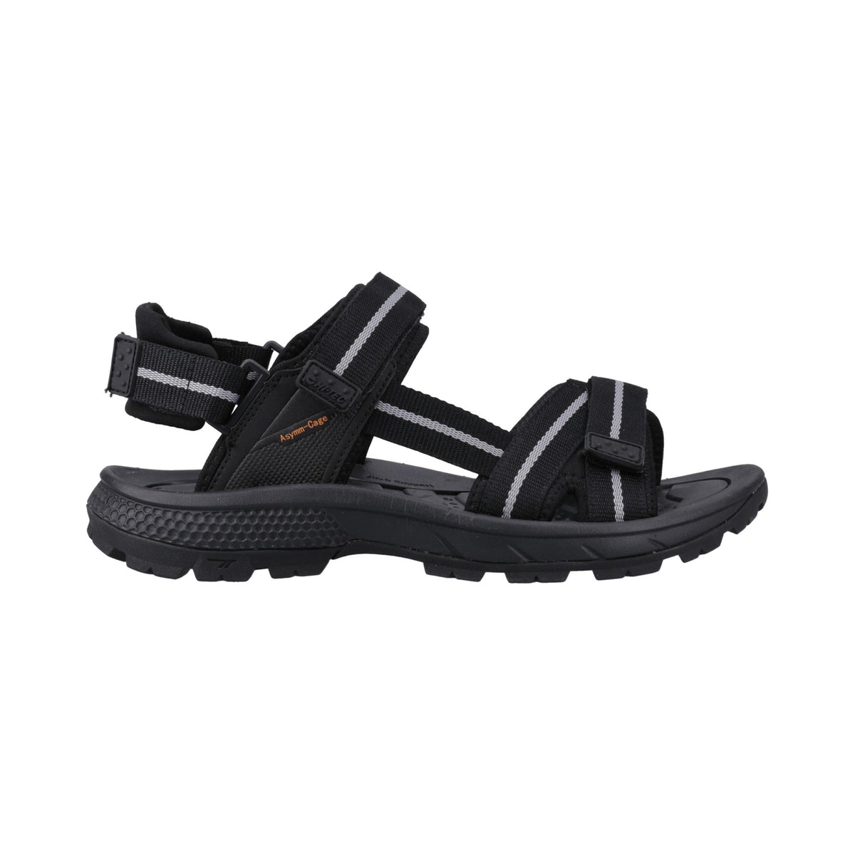 Hi-Tec Sierra Mens Sandal - Black/Grey/Orange - Image 4