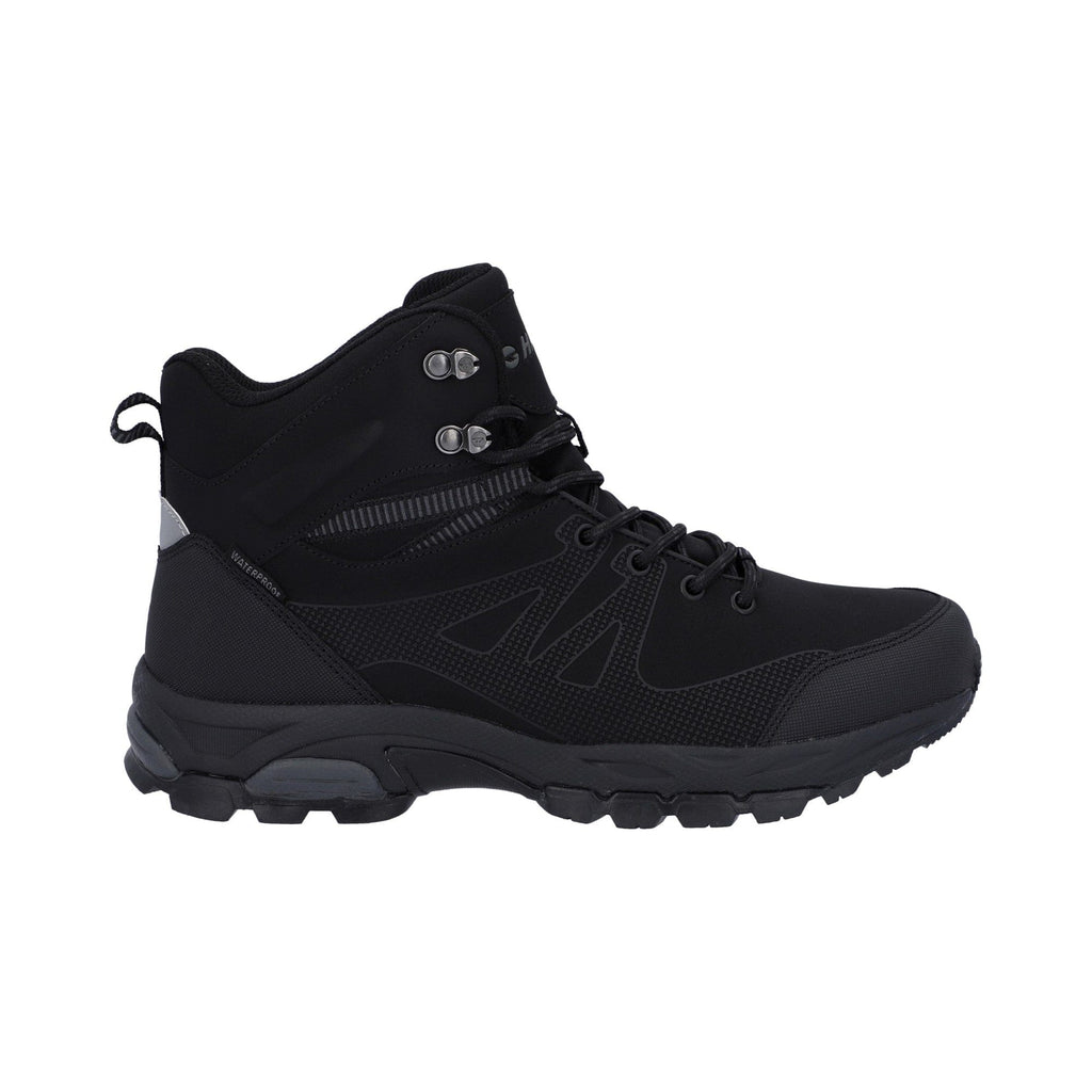 Hi-Tec Jackdaw Mid Mens Waterproof Boots - Black/Carbon Grey - Image 4