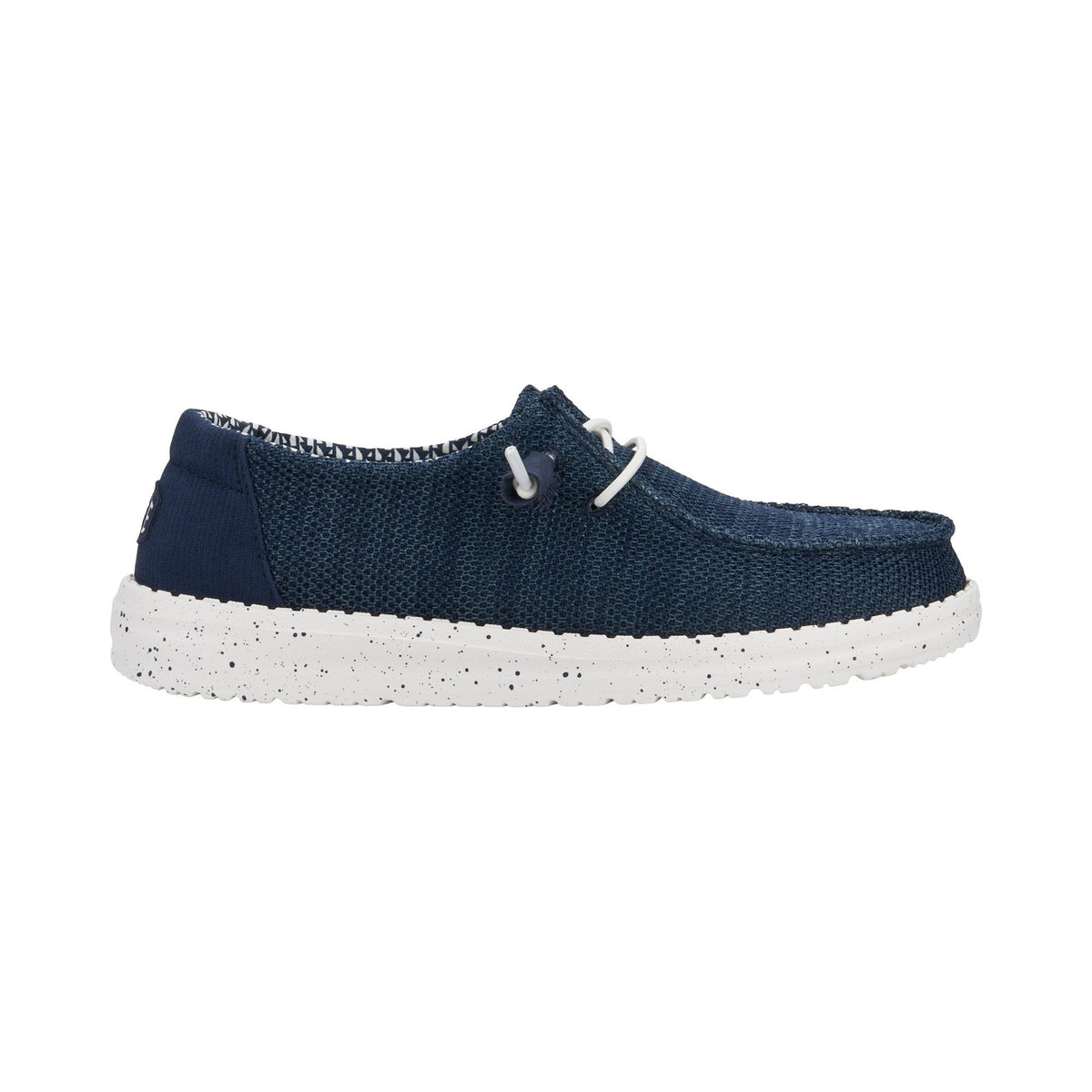 HEYDUDE Wendy Stretch Sox Womens Shoes - Navy - Image 4