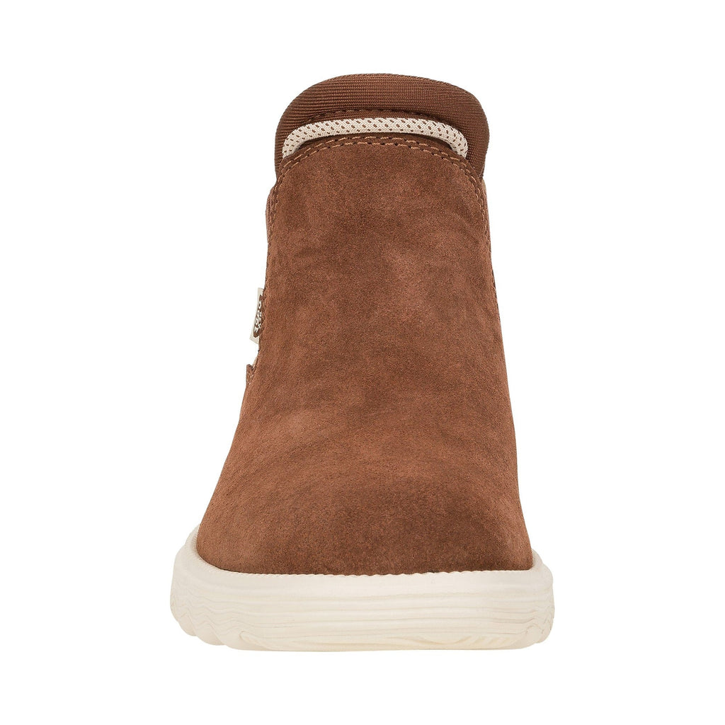 HEYDUDE Branson Suede Novelty Womens Ankle Boots - Brown/Snake - Image 5
